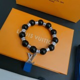 Louis Vuitton Classic Retro Rock Punk Agate Style Bracelet