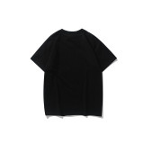 BAPE/A/Bathing Ape Grid Colorful Camo Ape Head T-shirt