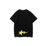BAPE/A/Bathing Ape Letter STA Star Lightning T-shirt