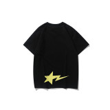 BAPE/A/Bathing Ape Letter STA Star Lightning T-shirt