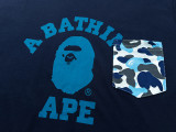 BAPE/A/Bathing Ape BAPE Ape Head Letter Printed Short Sleeve T-shir