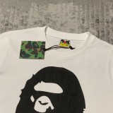 BAPE/A/Bathing Ape Great Ape Man Logo Letter Printed Short Sleeve T-shirt