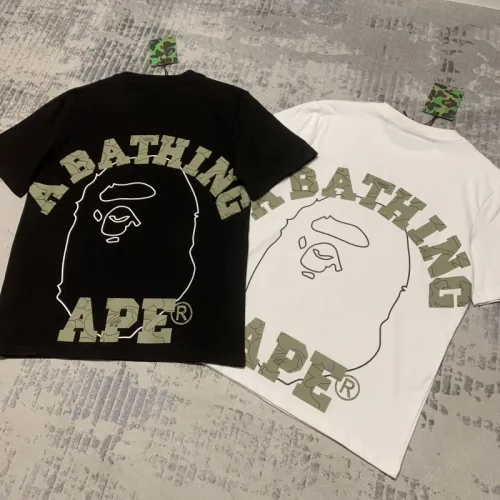 BAPE/A/Bathing Ape Great Ape Man Line Letter Print Short Sleeve
