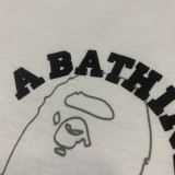 BAPE/A/Bathing Ape Great Ape Man Line Letter Print Short Sleeve