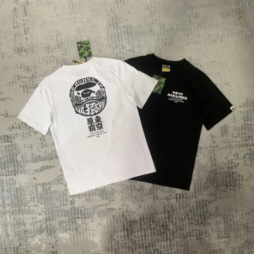 BAPE/A/Bathing Ape Fu Shen Tuoli Weng Graffiti Letter Printing Short Sleeve