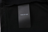 Fear OF God Letter Print Round Neck Casual Short Sleeve T-shirt