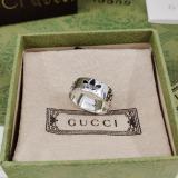 Gucci & Adidas Double G Trefoil Cut Ring 9mm