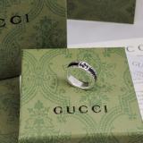 Gucci Classic Enamel Black Ring