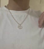Gucci Unisex Double G Interlocking Pendant Necklace
