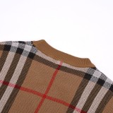 Burberry Classic Fashion Checkered Woolen Short Sleeves