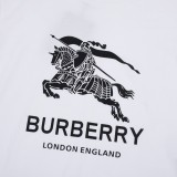 Burberry Knight Horse Logo T-shirt Round Neck Casual Short Sleeve