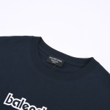 Balenciaga Letter 8 Printed Short Sleeve Unisex Casual Oversize Cotton T-shirt