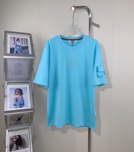 Fendi Mini Bag Design Short Sleeve Versatile Cotton T-shirt