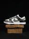 Nike Dunk Low Grey Black Orange Mini Swoosh Unisex Classic Casual Board Shoes Sneakers