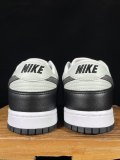 Nike Dunk Low Grey Black Orange Mini Swoosh Unisex Classic Casual Board Shoes Sneakers