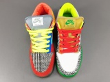 NIKE DUNK SB LOW What The Dunk Unisex Classic Cowhide Sneakers Slip-Resistant Lightweight Casual Board Shoes