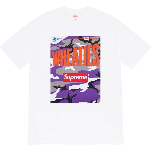 Supreme Wheaties Tee Cereal Print Short Sleeve T-shirt