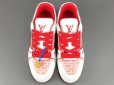 Louis Vuitton Trainer Fashion Low Casual Board Shoes Men Rendering Sneakers