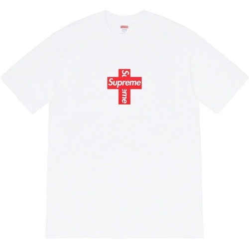 Supreme Cross Cross Bogo Round Neck Short Sleeve T-shirt