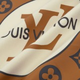 Louis Vuitton Circular Logo Print T-shirt Classic Round Neck Short Sleeve
