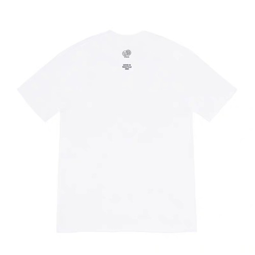 Supreme COVID-19 Charity T-shirt Unisex Casual Cotton Short Sleeve