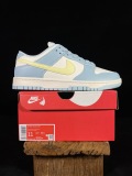 Nike Dunk Low Ocean Bliss Citron Tint Unisex Classic Casual Board Shoes Sneakers