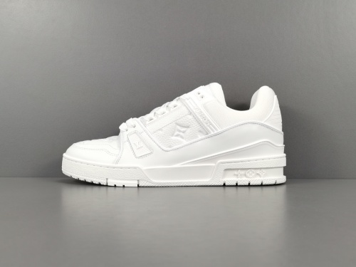 Louis Vuitton Trainer Fashion Low Casual Board Shoes Unisex Rendering Sneakers