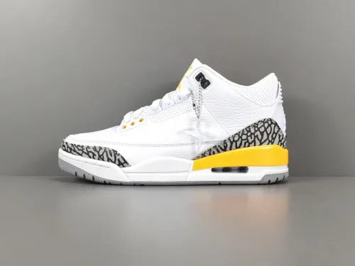 Nike Jordan Air Jordan 3 R etro Laser Orange Unisex Trendy Basketball Shoes