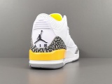 Nike Jordan Air Jordan 3 R etro Laser Orange Unisex Trendy Basketball Shoes