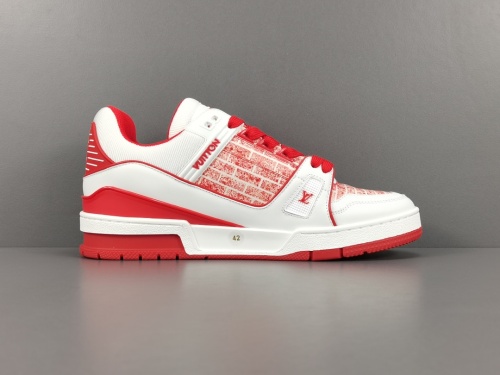Louis Vuitton Trainer Fashion Low Casual Board Shoes Men Rendering Sneakers
