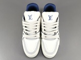 Louis Vuitton Trainer #54 Fashion Low Casual Board Shoes Men Rendering Sneakers