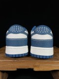 Nike Dunk Low Industrial Blue Sashiko Unisex Classic Casual Board Shoes Sneakers
