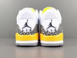 Nike Jordan Air Jordan 3 R etro Laser Orange Unisex Trendy Basketball Shoes