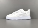 Billie Eilish x Nike Air Force 1 Low Triple Unisex Co-Branded Anti-Skid Wear-Resistant Casual Board Shoes