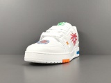 Yayoi Kusama x Louis Vuitton Trainer Classic Casual Board Shoes Men Fashion Sneakers