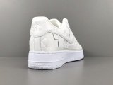 Billie Eilish x Nike Air Force 1 Low Triple Unisex Co-Branded Anti-Skid Wear-Resistant Casual Board Shoes