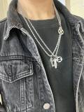 Gucci  Anger Forest Unisex Double G Vintage Key Necklace 60CM