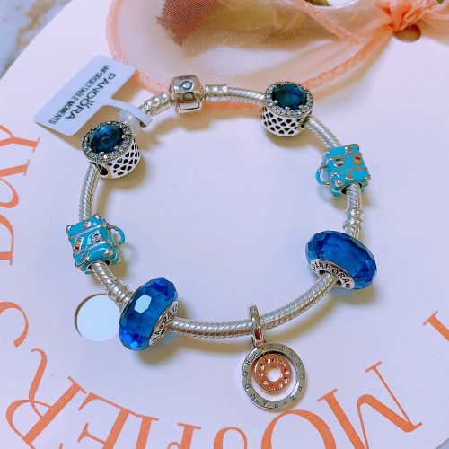 Pandora New Fashion Rhinestone Silver Love Bracelet Size 16 17 18 19 20 21 cm