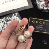 Gucci Fashion Logo Pearl Earrings