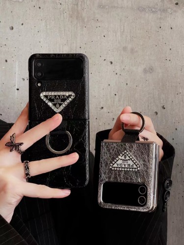 PRADA Fashion Elephant Diamond Logo Phone Protection Cover Phone Cases Card Holder