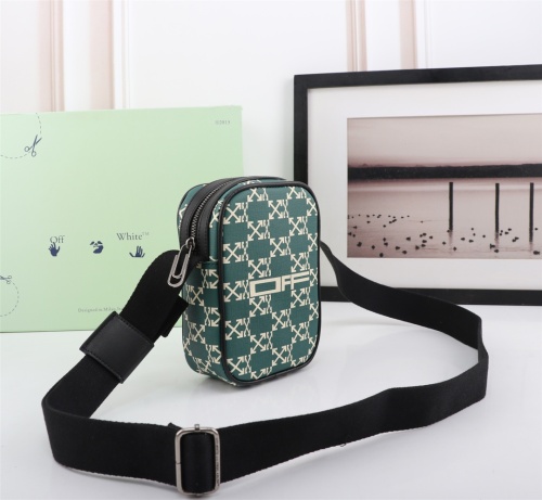 Off White Fashion Full Arrows Logo Print Phone Bag Messenger Bag Size:13×19×7CM