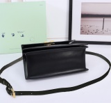 Off White Classics Metal Arrow Logo Handbag Fashion Crossbody Bag Size：26*19*9CM