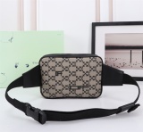 Off White Fashion Full Arrows Logo Print Phone Bag Messenger Bag Size:25×17×18CM