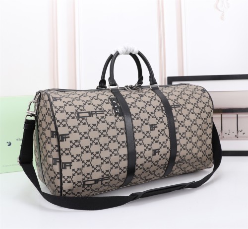 Off White Fashion Full Arrows Logo Print Handbag Travel Bag Size:54*28*25CM
