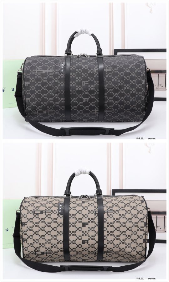 Off White Fashion Full Arrows Logo Print Handbag Travel Bag Size:54*28*25CM