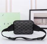 Off White Fashion Full Arrows Logo Print Phone Bag Messenger Bag Size:25×17×18CM