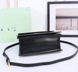 Off White Classics Metal Arrow Logo Handbag Fashion Crossbody Bag Size：26*19*9CM