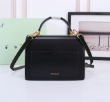 Off White Classics Metal Arrow Logo Handbag Fashion Crossbody Bag Size：26*19*9CM