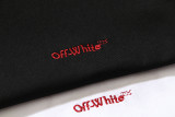 Off White Embroidered Logo Arrow Print T-shirt Fashion Unisex Loose Cotton Short Sleeve