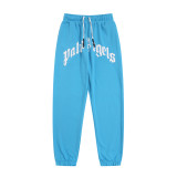 Palm Angels Logo Letter Print Jogging Pants Cotton Loose Casual Sweatpants